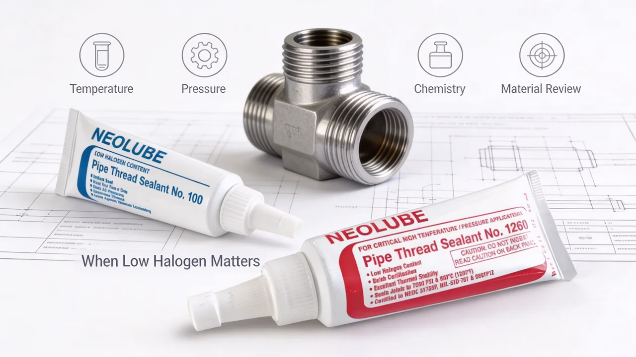 Low-Halogen Thread Sealant When That Requirement Actually Matters