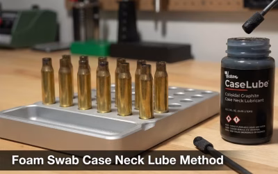 How to Apply Liquid Graphite to Case Necks with a Foam Swab